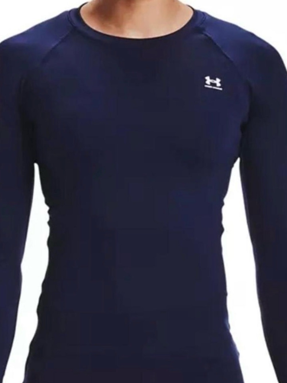 Under Armour Navy ColdGear Long Sleeve Performance Shirt